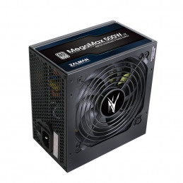 Zalman ZM500-TXII V2 MegaMax 80PLUS 230V EU STANDARD Certified high efficiency PCI-E virtalähdeyksikkö 500 W 20+4 pin ATX Musta