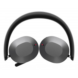 Lenovo 4XD1T60925 kuulokkeet ja kuulokemikrofoni Langaton Pääpanta Toimisto puhelukeskus USB Type-C Bluetooth Harmaa