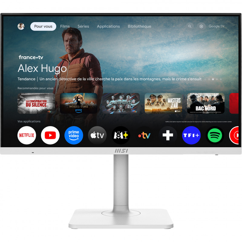 MSI Modern MD272UPSW tietokoneen litteä näyttö 68,6 cm (27") 3840 x 2160 pikseliä 4K Ultra HD Valkoinen