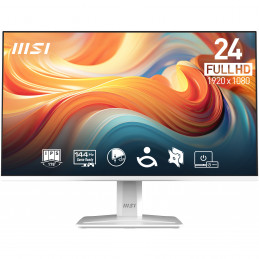 MSI Pro MP243W E14 tietokoneen litteä näyttö 60,5 cm (23.8") 1920 x 1080 pikseliä Full HD LCD Valkoinen