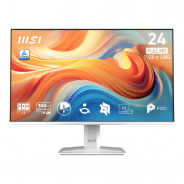 MSI Pro MP243W E14 tietokoneen litteä näyttö 60,5 cm (23.8") 1920 x 1080 pikseliä Full HD LCD Valkoinen