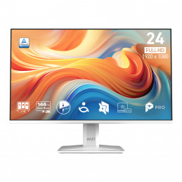 MSI Pro MP243W E14 tietokoneen litteä näyttö 60,5 cm (23.8") 1920 x 1080 pikseliä Full HD LCD Valkoinen