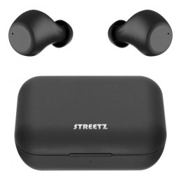 Deltaco TWS-110 kuulokkeet ja kuulokemikrofoni True Wireless Stereo (TWS) In-ear Puhelut Musiikki Bluetooth Musta