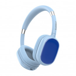 Streetz BT10-BLU kuulokkeet ja kuulokemikrofoni Langallinen & langaton Pääpanta Musiikki Päivittäin USB Type-C Bluetooth Sininen