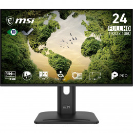 MSI Pro MP245PGN E14 tietokoneen litteä näyttö 60,5 cm (23.8") 1920 x 1080 pikseliä Full HD LCD Musta