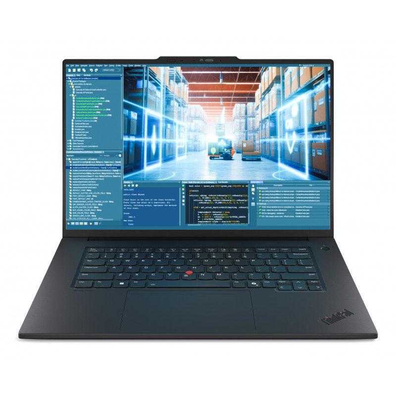 Lenovo ThinkPad P1 Gen 8 Intel Core Ultra 9 285H Mobiilityöasema 40,6 cm (16") WQUXGA 64 GB LPDDR5x-SDRAM 2 TB SSD NVIDIA RTX