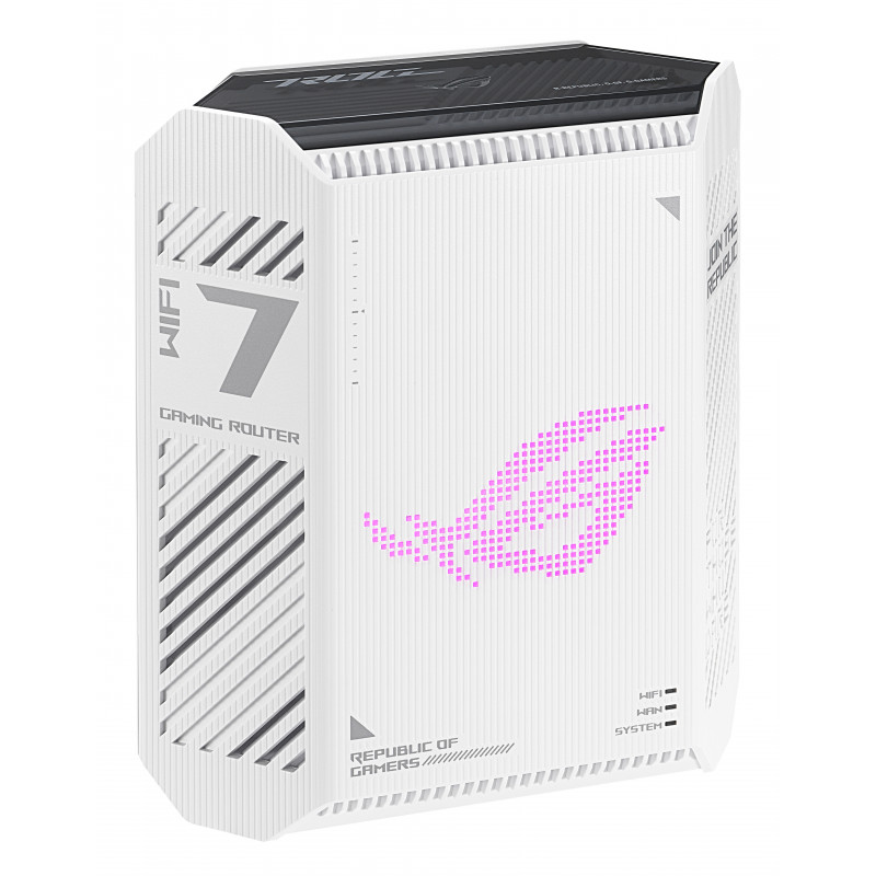 ASUS GS-BE7200 langaton reititin 2.5 Gigabit Ethernet Kaksitaajuus (2,4 GHz 5 GHz) Valkoinen, Musta