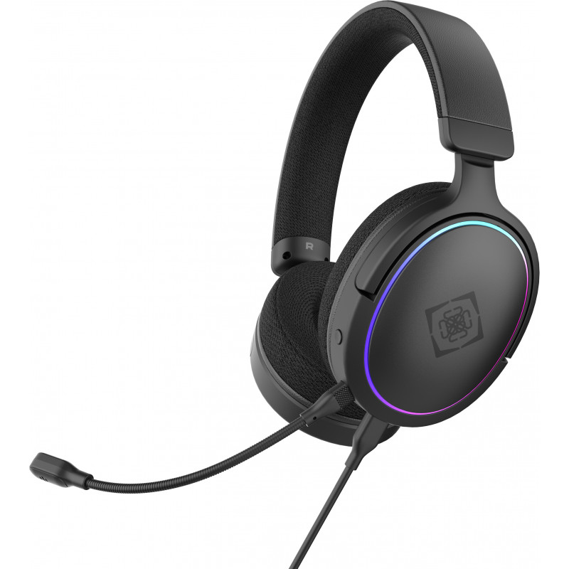 Deltaco Gaming DH430 7.1 surround USB Headset, Soft fabric, lightweight,RGB