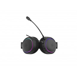 Deltaco Gaming DH430 7.1 surround USB Headset, Soft fabric, lightweight,RGB