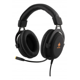 Deltaco Gaming DH310 Stereo Gaming Headset, 57mm drivers, LED lights, black