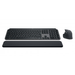 Logitech 920-010931 näppäimistö Sisältää hiiren Office RF Wireless + Bluetooth QWERTY Pohjoismainen Grafiitti