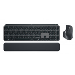 Logitech 920-010931 näppäimistö Sisältää hiiren Office RF Wireless + Bluetooth QWERTY Pohjoismainen Grafiitti