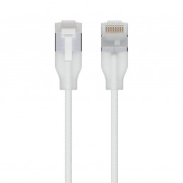 Ubiquiti UACC-Cable-Patch-EL-C6A-3M-W verkkokaapeli Läpikuultava, Valkoinen Cat6a