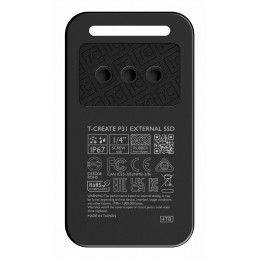 Team Group P31 External SSD 1 TB USB Type-C 3.2 Gen 2 (3.1 Gen 2) Musta