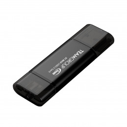 Team Group X1 MAX USB-muisti 256 GB USB Type-A   USB Type-C 3.2 Gen 2 (3.1 Gen 2) Musta