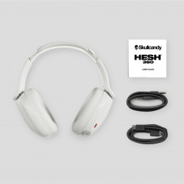 Skullcandy Hesh 360 Kuulokkeet Langallinen & langaton Pääpanta Musiikki Päivittäin USB Type-C Bluetooth Valkoinen