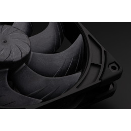 Noctua NF-A14X25 G2 PWM CHROMAX.BLACK Tietokoneen jäähdytysjärjestelmä Tietokonekotelo Tuuletin 14 cm Musta 1 kpl