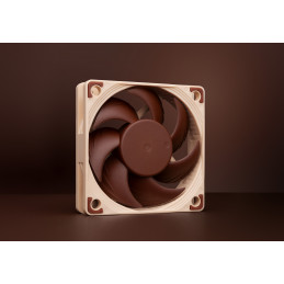 Noctua NF-A6X15 FLX Tietokoneen jäähdytysjärjestelmä Tietokonekotelo Tuuletin 6 cm Ruskea 1 kpl