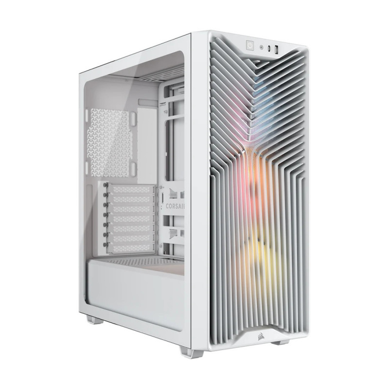 Corsair Midi Tower 3200D RS ARGB PC Case Valkoinen