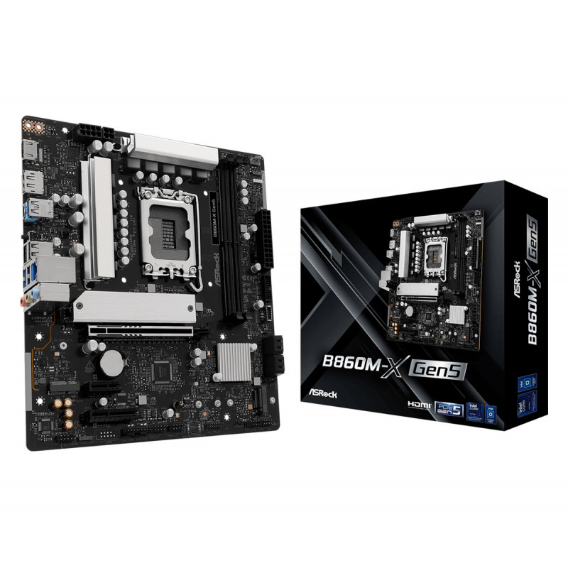 Asrock B860M-X Gen5 Intel B860 LGA 1851 (Socket V1) mikro ATX