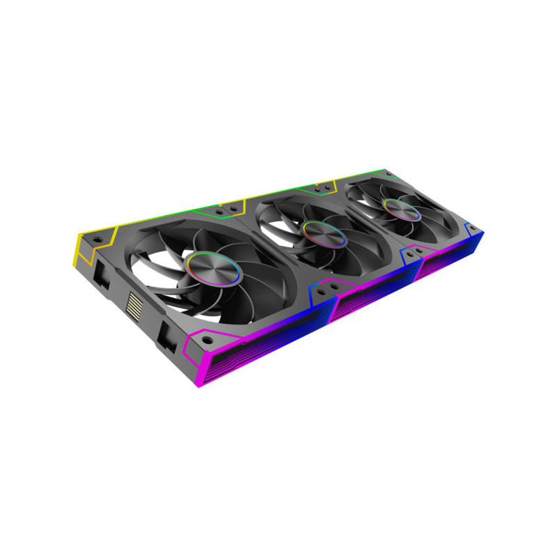 Xilence Gaming Series XPF360R.ARGB Tietokonekotelo Tuuletin 12 cm Musta 3 kpl