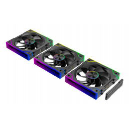 Xilence Gaming Series XPF360R.ARGB Tietokonekotelo Tuuletin 12 cm Musta 3 kpl
