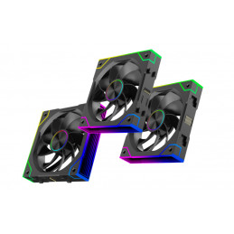 Xilence Gaming Series XPF360R.ARGB Tietokonekotelo Tuuletin 12 cm Musta 3 kpl