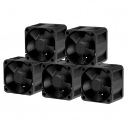 ARCTIC S4028-6K Tietokonekotelo Tuuletin 4 cm Musta 5 kpl