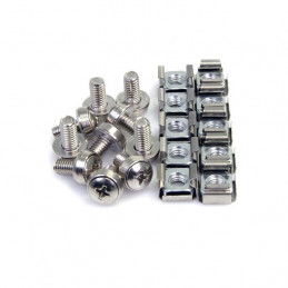 StarTech.com CABSCREWM62 ruuvit pultit 12 mm 100 kpl M6 Ruuvi