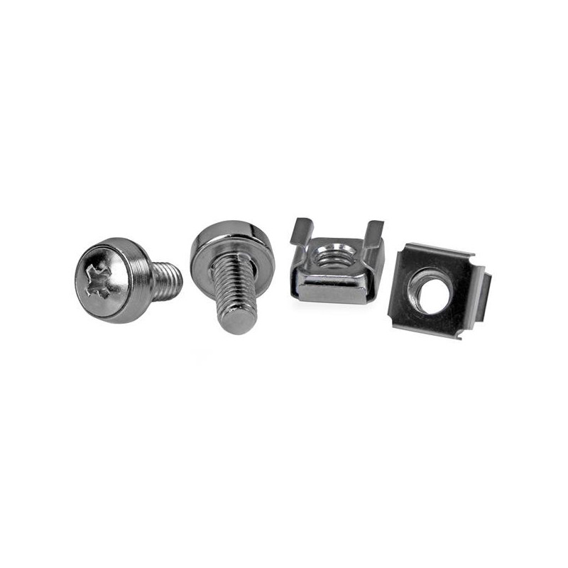 StarTech.com CABSCREWM6 ruuvit pultit 12 mm 50 kpl M6 Ruuvi