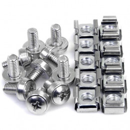 StarTech.com CABSCREWM6 ruuvit pultit 12 mm 50 kpl M6 Ruuvi