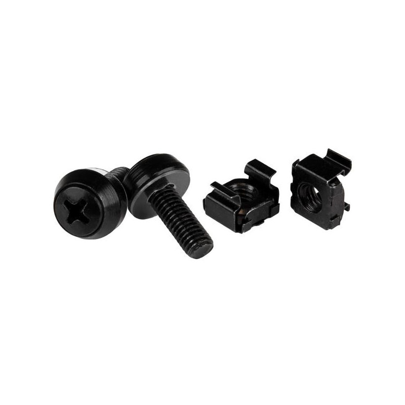 StarTech.com CABSCREWM62B ruuvit pultit 12 mm 100 kpl M6 Ruuvi