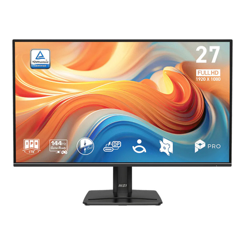MSI Pro MP272 E14C tietokoneen litteä näyttö 68,6 cm (27") 1920 x 1080 pikseliä Full HD LED Musta