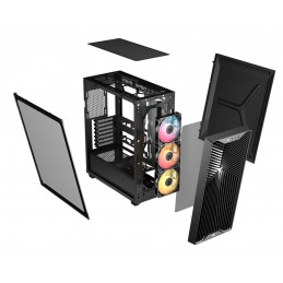 Corsair 3200D RS ARGB Mid-Tower PC Case - Smoke Midi Tower Musta