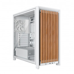 Corsair FRAME 4000D WOOD RS Midi Tower Puu, Valkoinen