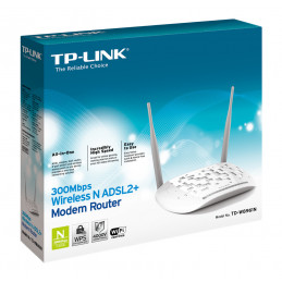 TP-Link TD-W8961N langaton reititin Nopea Ethernet Kaksitaajuus (2,4 GHz 5 GHz) Valkoinen