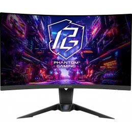 Asrock Phantom Gaming tietokoneen litteä näyttö 68,6 cm (27") 2560 x 1440 pikseliä Quad HD LED Musta