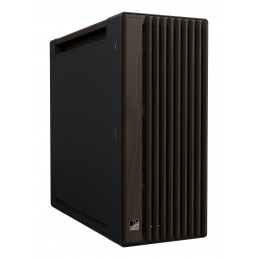 ASUS ProArt PA602 Wood Edition Modern Black - Metal Panel Midi Tower Musta, Puu