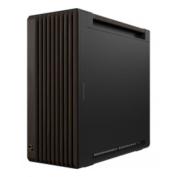 ASUS ProArt PA602 Wood Edition Modern Black - Metal Panel Midi Tower Musta, Puu