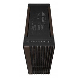 ASUS ProArt PA602 Wood Edition Modern Black - Metal Panel Midi Tower Musta, Puu