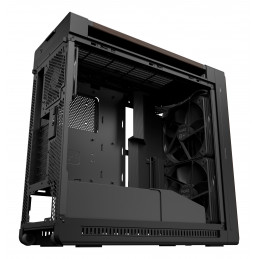 ASUS ProArt PA602 Wood Edition Modern Black - Metal Panel Midi Tower Musta, Puu