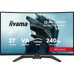 iiyama G-MASTER GCB2784HSU-B1 27" 240Hz tietokoneen litteä näyttö 68,6 cm (27") 1920 x 1080 pikseliä Musta