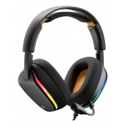 Glorious Gaming GHS Eternal RGB Kuulokkeet Langallinen Pääpanta Pelaaminen USB Type-C Musta
