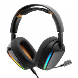 Glorious Gaming GHS Eternal RGB Kuulokkeet Langallinen Pääpanta Pelaaminen USB Type-C Musta