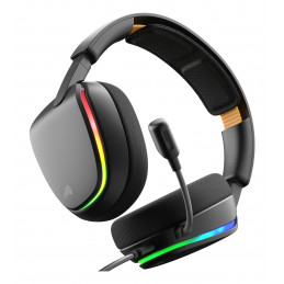 Glorious Gaming GHS Eternal RGB Kuulokkeet Langallinen Pääpanta Pelaaminen USB Type-C Musta