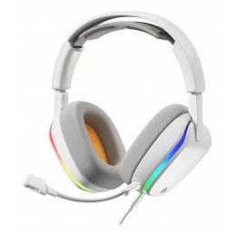 Glorious Gaming GHS Eternal RGB Kuulokkeet Langallinen Pääpanta Pelaaminen USB Type-C Valkoinen
