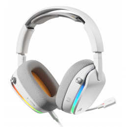 Glorious Gaming GHS Eternal RGB Kuulokkeet Langallinen Pääpanta Pelaaminen USB Type-C Valkoinen