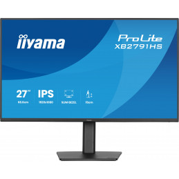 iiyama ProLite XB2791HS-B1 tietokoneen litteä näyttö 68,6 cm (27") 1920 x 1080 pikseliä Full HD LED Musta