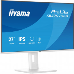 iiyama ProLite XB2797HSU-W1 tietokoneen litteä näyttö 68,6 cm (27") 1920 x 1080 pikseliä Full HD LED Valkoinen