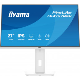 iiyama ProLite XB2797QSU-W1 tietokoneen litteä näyttö 68,6 cm (27") 2560 x 1440 pikseliä Quad HD LED Valkoinen